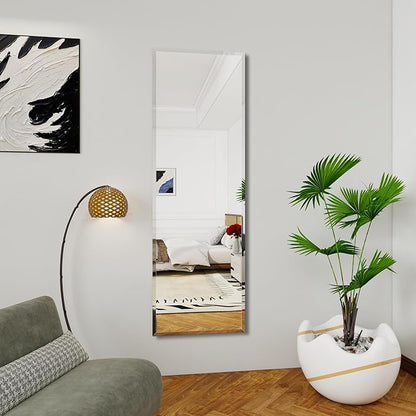 wall Mirror Full Length,65X24 FullL ength Mirrorwallmounted,Bedroom/wall/Bathroom/Makeup Area/Cloakroom (65 * 24 Inch)