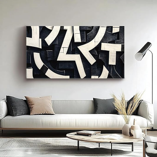 Iallbin Abstract Canvas Wall Art, Large Wall Art for Living Room, for Wall Modern Paintings Wall Decor Living Room, Kitchen Home and Office