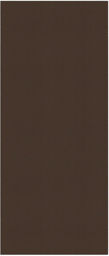 KOZYFLY Woven 3x7 Washable Kitchen Runner Rug, Non Slip Wide Runners for Hallway, Cotton Entryway Runner, Braided Floor Carpet for Entry, Kitchen, Bedside, Hall, Brown/Dark Brown