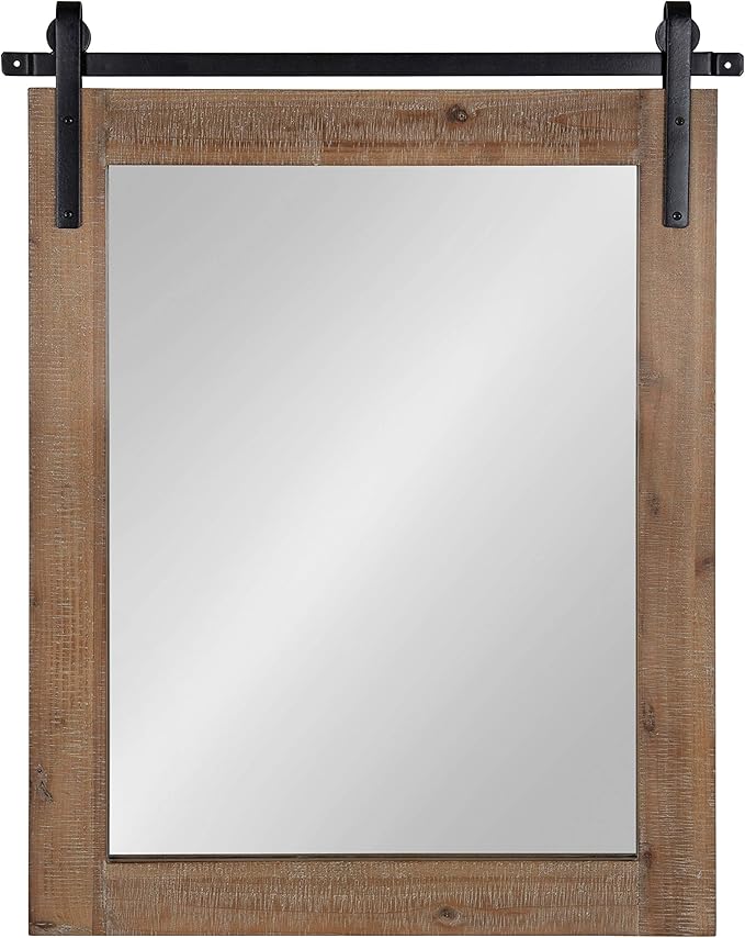 Kate and Laurel Cates Farmhouse Wall Mirror