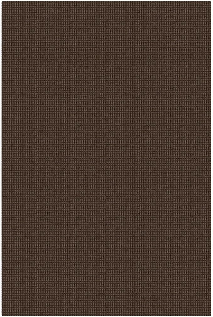 KOZYFLY Washable 4x6 Entry Woven Area Rug, Braided Throw Rugs for Entryway, Non Slip Door Mat Indoor Entrance, Front Porch Carpet for Foyer, Kitchen, Bedroom, Living Room, Brown/Dark Brown