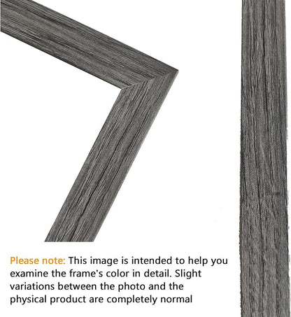 SESEAT 11x14 Frames, Display Pictures 8x10 With mat or 11x14 Prints Without Mat, Wall Mounting, Dark Grey, 6PCS