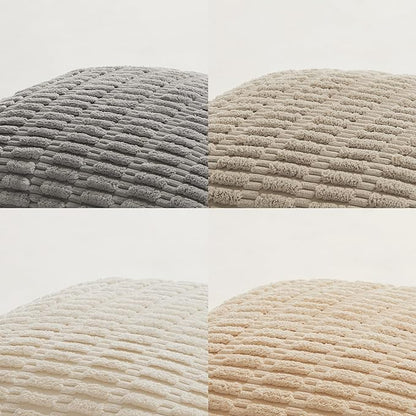 Fancy Homi 4 Packs Decorative Throw Pillow Covers for Living Room Couch Bed, Modern Farmhouse Boho Home Décor Accent Cushion Case, 14" x 14", Neutral