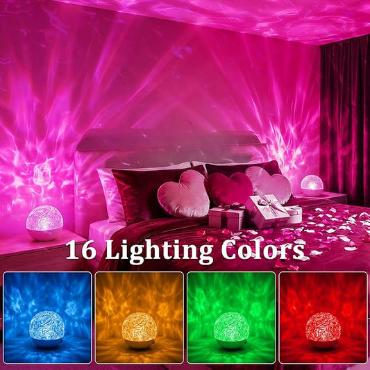 redaica Mood Lighting for Bedroom, 16 Color Changing LED Mood Light, Aurora Ambient Lighting, Remote Control Dimmable Bedside Light, Night Light for Bedroom, Home Decor for Teen Girls Birthday Gifts