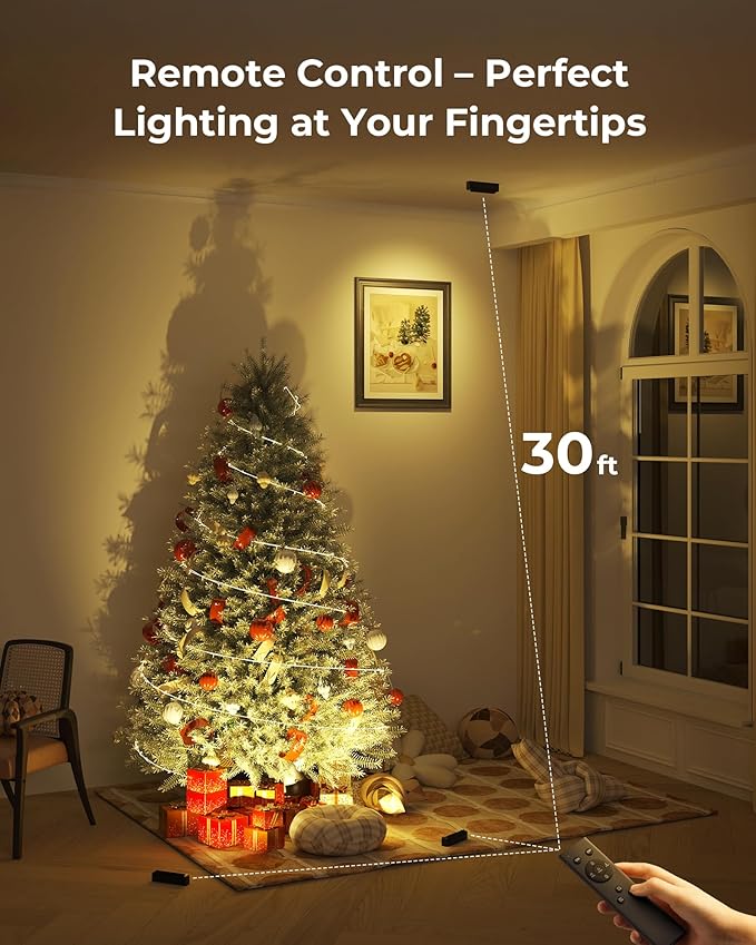 Spotlights Indoor with Daily Auto Timer, 5500mAh Rechargeable Plant Lights, Wireless Uplighting with Remote, 3CCT & Dimmable, Display Lights for Painting, Artwork, Plants, Accent Lighting