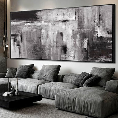 XIANSHOU Graffiti Wall Art Abstract Canvas Picture Contemporary Photo Prints 40"x86" Large Posters for Living Room Office Artwork