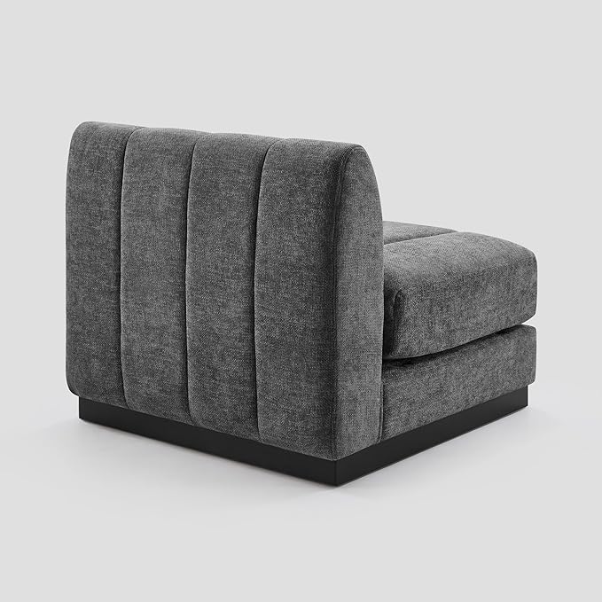 Morden Fort Oversized Sofa Couch Extra Deep Couch Modular Convertible Sectional Sofa Set Comfy Modern Sofas Couches for Living Room Apartment Bedroom Chenille