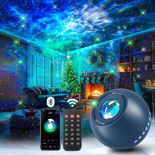 Star Projector for Bedroom Galaxy Projector for Bedroom, 15 White Noise Sound Machine for Sleep 15-Color Galaxy Light Projector for Bedroom,Bluetooth Star Lights Teen Girl Gifts Trendy Stuff Boy Gifts