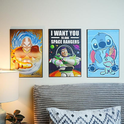 Silver Buffalo Disney Toy Story Buzz Lightyear 13 x 19 Inch Hanging Wood Wall Art