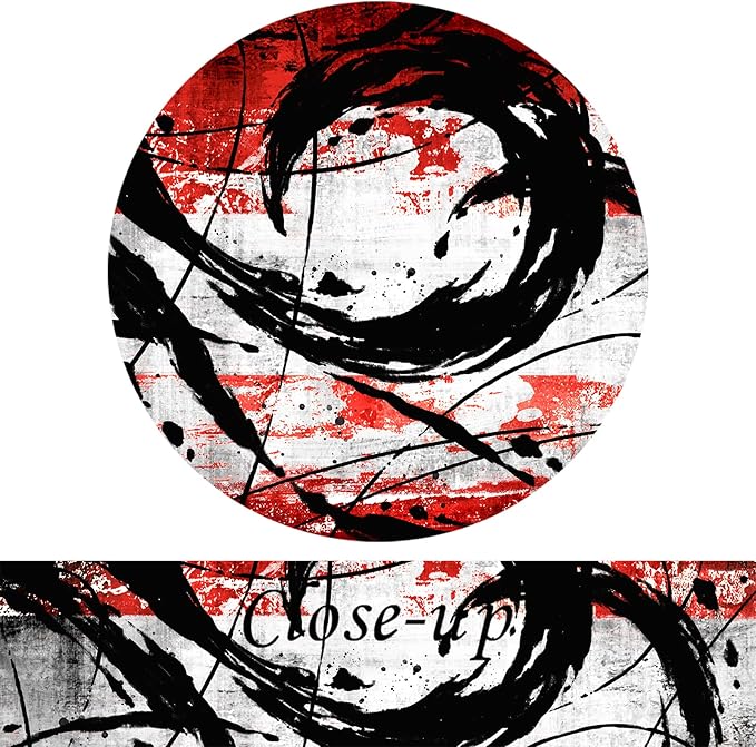 KREATIVE ARTS 4 Panel Black and Red Wall Art Canvas Print Modern Abstract Painting for Home Stair Wall Decor L68xH32inch