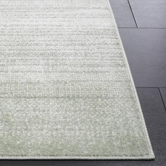 SAFAVIEH Adirondack Collection Area Rug - 9' x 12', Sage & Grey, Modern Design, Non-Shedding & Easy Care, Ideal for The Living Room, Dining, Bedroom (ADR183W)