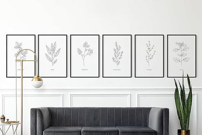 Haus and Hues 24x36 Black Oak Wood Picture Frames Set of 25 - Premium Bulk Picture Frames 24x36 Bundle - Elegant Gallery Wall Frame Set for Posters, Art Display - Ideal for Wall Decor in Home & Office