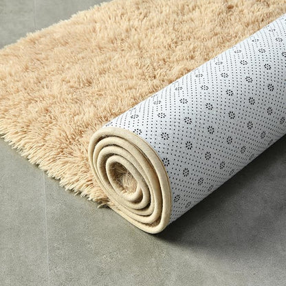 Andecor Soft Extra Large Area Rugs, 9x12 Indoor Shaggy Plush Rug for Living Room Bedroom Dorm Boys Girls Room Home Decor Floor Carpet, Camel