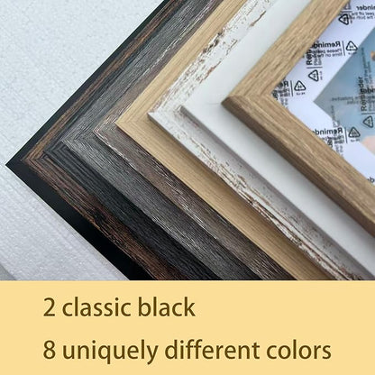 SESEAT 4x6 Picture Frame Set of 10, Wall and Tabletop Display, Mix Multi Color