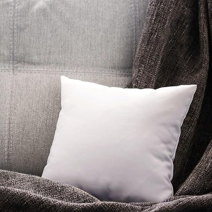 GOLD TEXTILES White Throw Pillows Insert (Pack of 4) - 18 x 18 Inches Polyester Sham Stuffer Throw Pillow - Lightweight Square Indoor Decorative Pillows - Bed and Cushion Couch Pillows