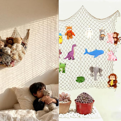 Decorative Fishing Net 2 Pack, 80x40 Inch Large Caramel Fish Net Decor for Wall, Photo Display, Nautical Mermaid Pirate Ocean Themed Beach Hawaii Under the Sea Party Decorations