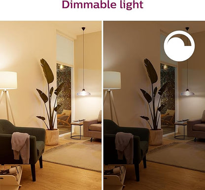 Philips Smart Retrofit Recessed Downlight 4-Pack, 50W Equivalent, 4-Inch LED Color Changing Lights, Powered by WiZ Connected