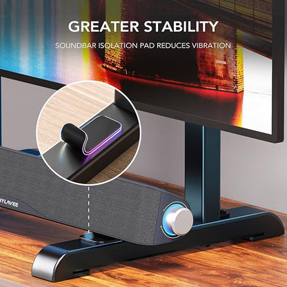 AX WABER Table Top TV Stand with Height Adjustable TV Legs Replacement for Most 37-86 Inch Flat Curved TVs,Steel TV Base Feet Holds up to 150 lbs with Cable Management, Max VESA 800x600mm Black