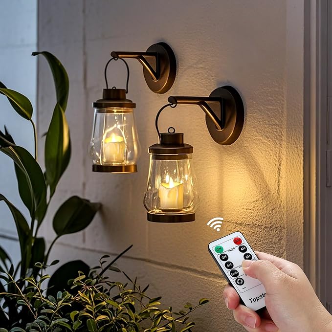 Topstone Flameless Candles 12 Pack with 2 Remotes Timer,Battery LED Tealights,Electric Candles,400H Long Lasting CR2450,Flickering or Steady Light,Dimmable for Home Decor Wedding Christmas