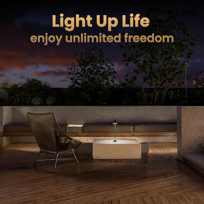 Timjorman RGB Palm-Sized Cordless Table Lamp, Rechargeable Touch Metal Bedside Lamp, 3 Brightness 3000K Warm Light, Small Table Lamp for Bedroom, Restaurant, Patio, Camping (Black 1 Pack)