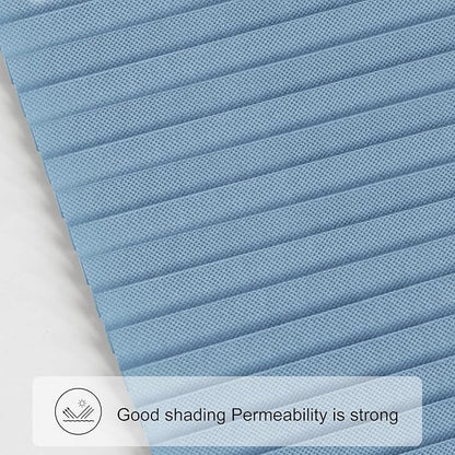 Window Blinds Cordless No Drill Cut to Size Clip On Stick On Self Adhesive Temporary Blinds Pleated Paper Blinds for Windows Doors Shades for Home Nursery Bedroom Kitchen Bathroom