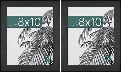 MCS Studio Gallery Frame, Black Woodgrain, 8 x 10 in, Single (Pack of 2)