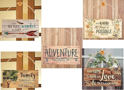Rustic Wooden Signs Today I Will be Happier Than a Bird with a French Fry Sign Wall Art Decor Kitchen Cafe Pub Decor Gift 8x12 INCH