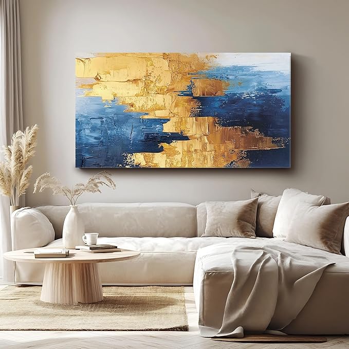 Iallbin Abstract Canvas Wall Art, Large Wall Art for Living Room, for Wall Modern Paintings Wall Decor Living Room, Kitchen Home and Office