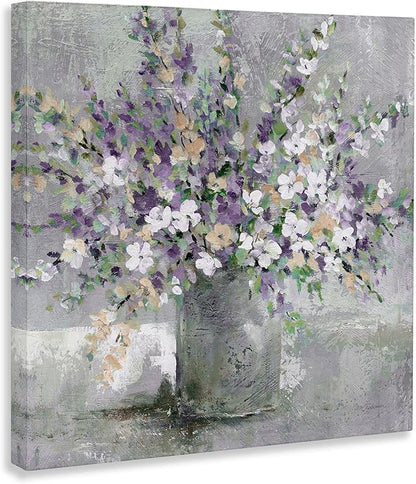 Stupell Industries Blossoming Aster Flower Bouquet, Designed By Carol Robinson, 30 x 30, Canvas Wall Art