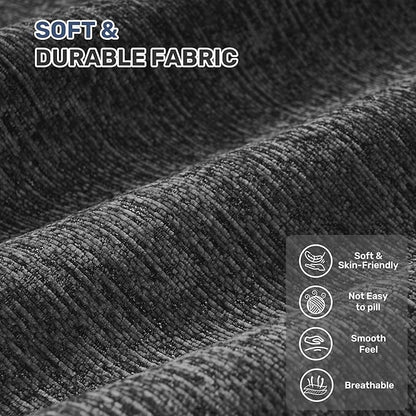 110” Modern Curved Sofa,Oversized Couch for Living Room,Cloud Couch with Boneless Couchs,Modular Sectional Sofa with Deep Seat,No Assembly Required,Black