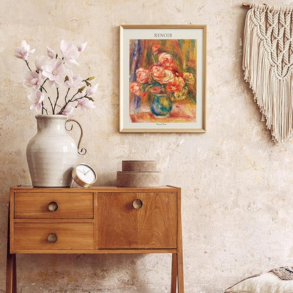 Habseligkeit William Morris Wall Art Prints, Retro Wall Decors for Room Aesthtic, Warm Posters for Bedroom Decor Aesthetic Unframed, 8x10in, Set of 6