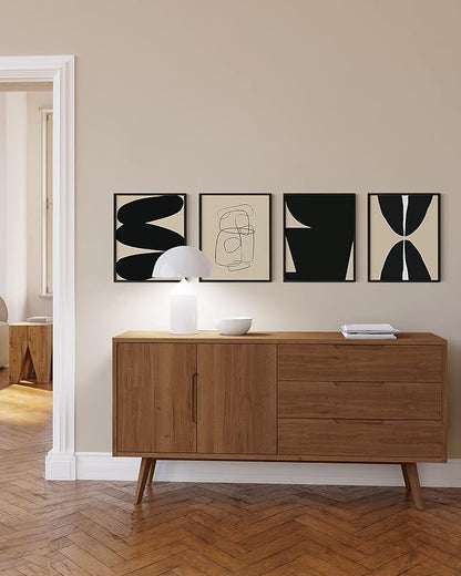 HAUS AND HUES Standalone Black Oak Frames Set of 9-16x20
