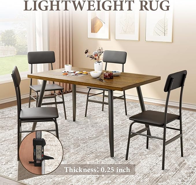 Runner Rug 2x8 Boho Geometric Area Rugs: Washable Kitchen Rug, Soft Non Slip Moroccan Long Hallway Rugs for Bedroom Bathroom Laundry Entryway Staircase Foyer(Ivory Mocha,2'x8')