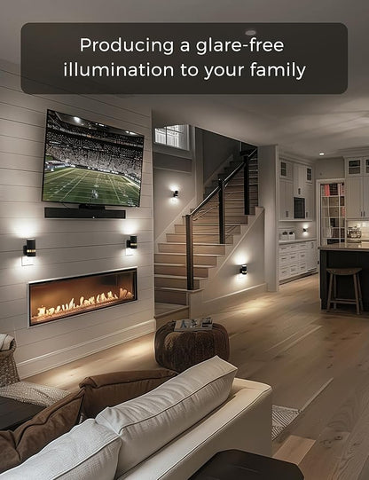 L LOHAS LED Night Lights Plug into Wall, Dusk to Dawn, Daylight White 5000K, Dimmable Night Light, 0-100LM, Modern Night Light for Bedroom, Hallway, Stairs, Kitchen, 2 Pack