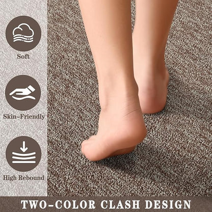 4x6 Area Rugs for Bedroom Living Room, Brown Soft Low-Pile Modern Indoor Thickened Memory Foam Non-Slip Washable Carpets for Kids Dorm Home Decor Rug