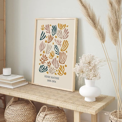 Habseligkeit Retro Room Decor, Matisse Abstract Wall Art Prints, Minimalist Boho Bedroom Decor for Girs Unframed,11x14in, Set of 6