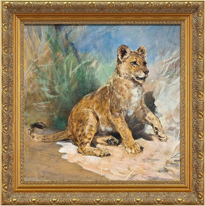 Vintage Gold Frame for 12x12 Canvas Paintings, 2.4” Wide Finished Wood Ornate Frame for Oil Painting Art Prints Landscape Family Portrait, Victorian Antique Gallery Wall Decor(No Glass & Back)