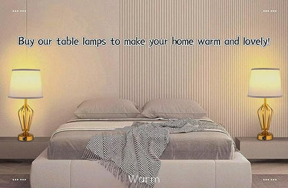 Touch Table Lamps Set of 2, nightstand lamp with USB Ports Bedside 3 Way Touch dimmer Desk lamp for Living Room Bedroom,Gold Plated Spiral cage Base Design Warm White dimmer Bulbs Included.