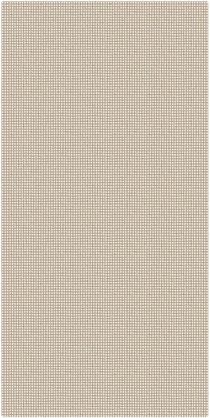 KOZYFLY 3x6 Washable Runner Rug, Non Slip Wide Runners for Hallway, Woven Large Entryway Runners, Braided Floor Carpet Runner for Entry, Kitchen, Bedside, Hall, Ivory/Camel/Brown