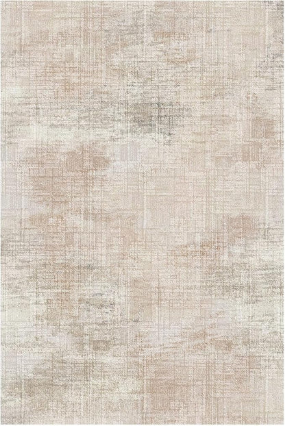 Rugxara Area Rugs 8x10,Beige Neutral Rugs for Living Room,Modern Abstract Washable Rugs for Bedroom Dining Room, Non-Slip Foldable Thin Indoor Carpet Stain Resistant(Beige Grey)