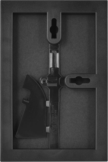 MCS Format 4x6 Picture Frame Black, Gallery Wall Vertical & Horizontal Wall Hanging Small Picture Frame or Tabletop Easel for Photos & Art Prints (12-Pack)