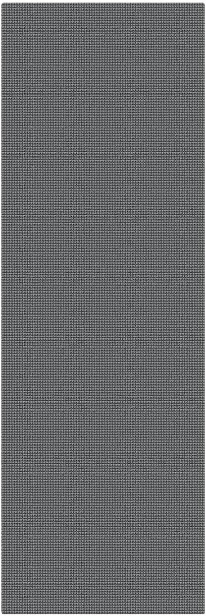 KOZYFLY Cotton Runners for Hallway 3x9, Wide Washable Runner Rug, Woven Non Slip Kitchen Runner, Braided Entryway Rug, Floor Carpet for Foyer, Bedroom, Hall, Grey/Dark Grey