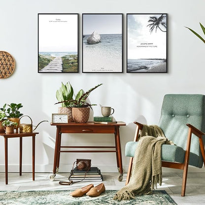 Golden State Art, Gallery Wall Frame Set of 6 - Black 13x19 Aluminum Photo Frames with Mat for 11x17 Pictures - 13 x 19 inch Metal Frame with Real Glass Cover - Elegant Home or Office Decor