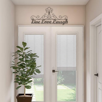 Metal Cutout-Live Laugh Love Decorative Wall Sign-3D Word Art Home Accent Décor-Modern Rustic or Vintage Farmhouse Style by Lavish Home