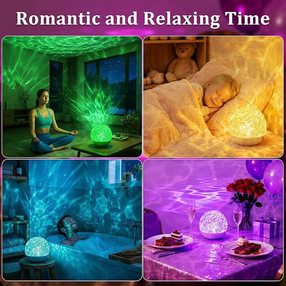 redaica Mood Lighting for Bedroom, 16 Color Changing LED Mood Light, Aurora Ambient Lighting, Remote Control Dimmable Bedside Light, Night Light for Bedroom, Home Decor for Teen Girls Birthday Gifts