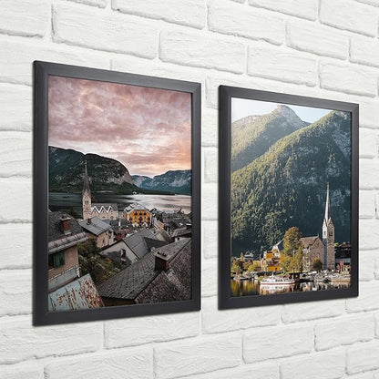 Giftgarden Black 11x14 Picture Frame Bulk, Multi 11 x 14 Photo Frames Set for Wall Hanging or Tabletop, 12 Pack