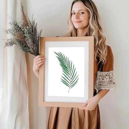 DREAM BIG PRINTABLES Tropical Leaves Art Prints (Set of 6) - Unframed 11x14
