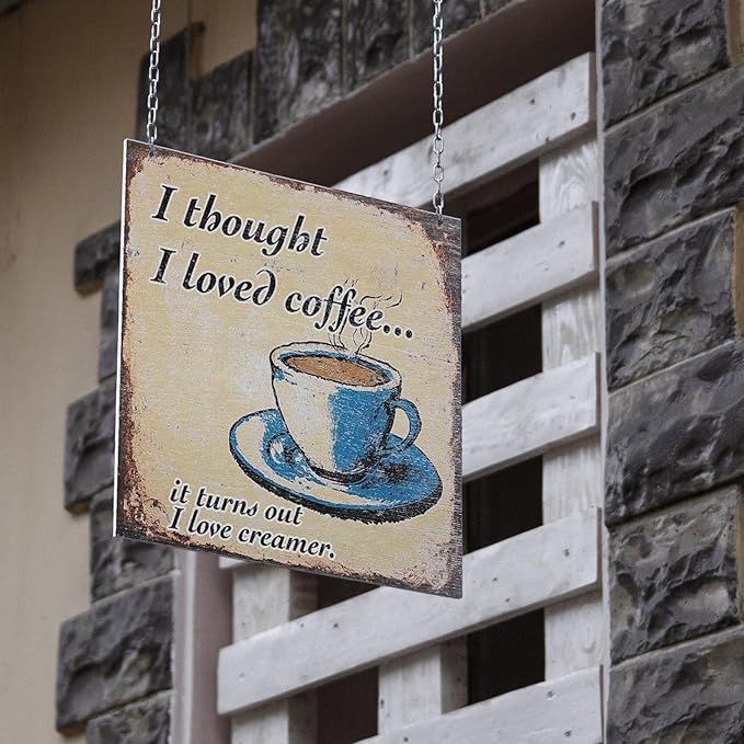 Vintage Square Tin Sign - This Is My Happy Face Funny Angry Cat Wall Art - Rustic Square Metal Tin Sign for Cat Lovers, Home Decor, Office, Bedroom - Metal Wall Art Gift for Pet Owners