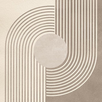 Large Framed Neutral Modern Wall Art for Living Room, 3 Piece Minimalist Boho Abstract Canvas Artwork for Walls, Mid Century Geometric Paintings Prints for Hallway Dining Room Wall Decor, 24x36 Inch