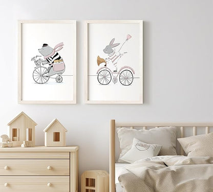 Momentworth 16x24 Frame Set of 3, White Wood Grain 16x24 Poster Frame for Gallery Wall Mounting (3 Pack,White)